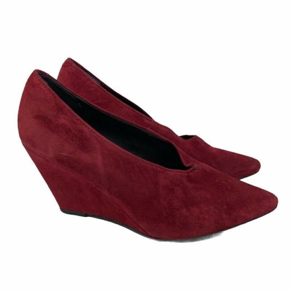 Anthropologie Pied Juste Navette Pump Wedge 8